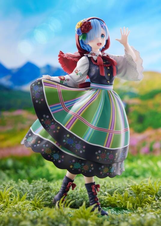 Re Zero Starting Life in Another World F Nex Rem (Country Dress Ver.) 1/7 Scale Figure - Image 3