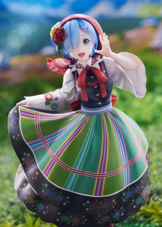 Re Zero Starting Life in Another World F Nex Rem (Country Dress Ver.) 1/7 Scale Figure - Image 4