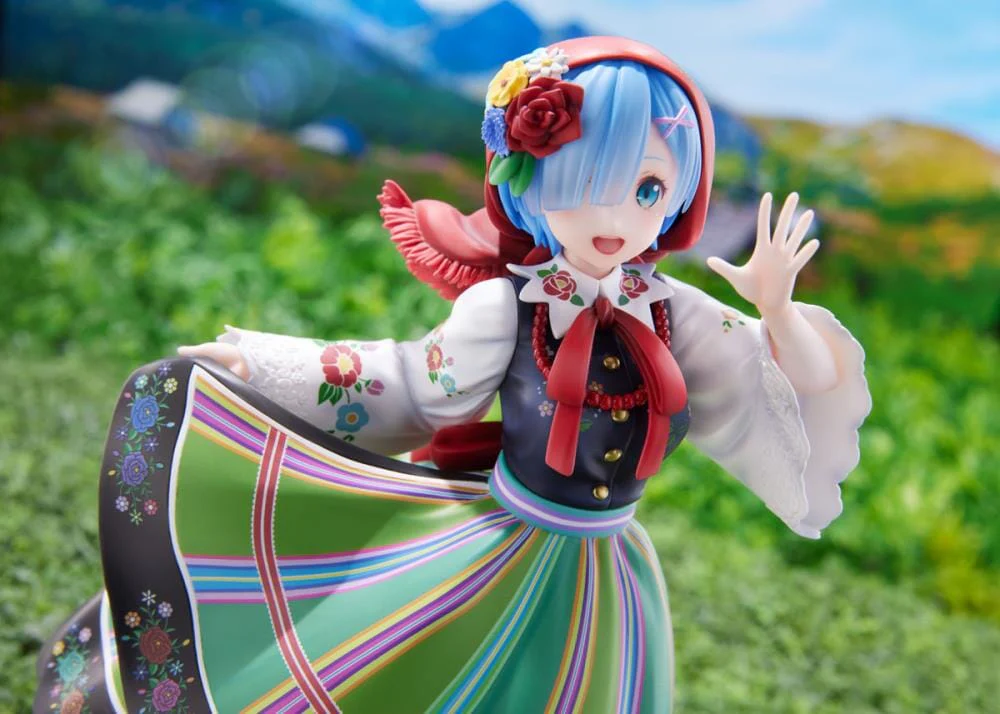 Re Zero Starting Life in Another World F Nex Rem (Country Dress Ver.) 1/7 Scale Figure - Image 5