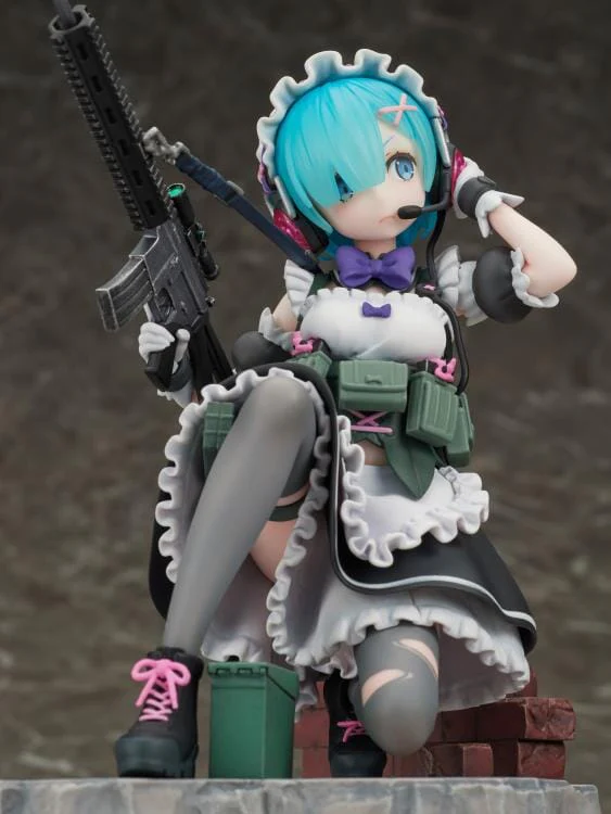 Re Zero Starting Life in Another World F Nex Rem (Military Ver.) 1/7 Scale Figure - Image 6