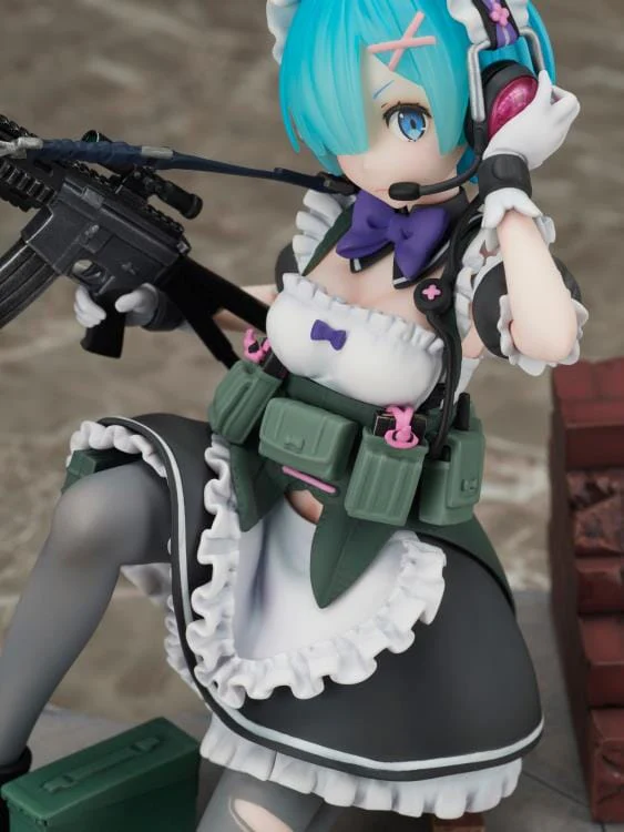Re Zero Starting Life in Another World F Nex Rem (Military Ver.) 1/7 Scale Figure - Image 7