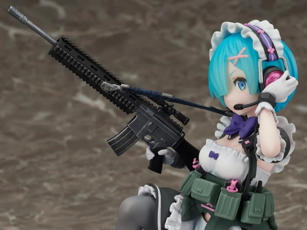 Re Zero Starting Life in Another World F Nex Rem (Military Ver.) 1/7 Scale Figure - Image 8