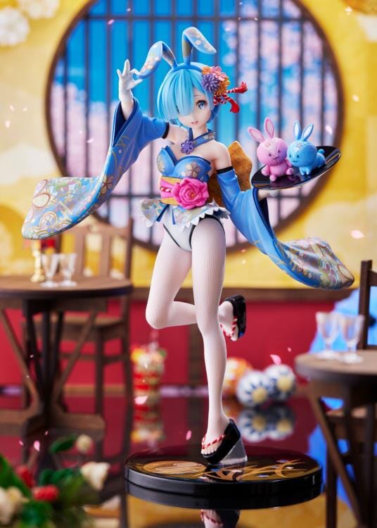 Re Zero Starting Life in Another World F Nex Rem (Wa-Bunny Ver.) 1/7 Scale Figure - Image 2