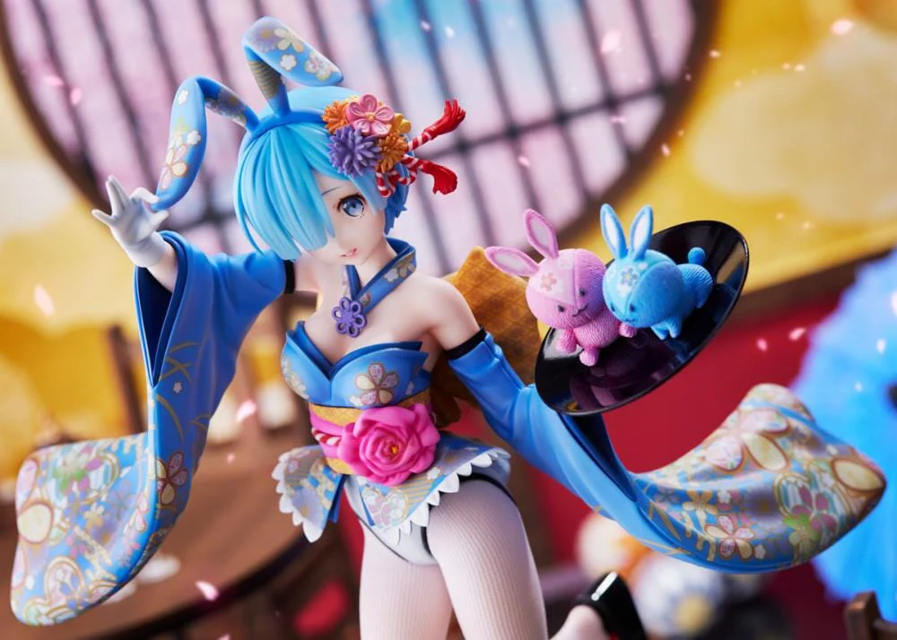 Re Zero Starting Life in Another World F Nex Rem (Wa-Bunny Ver.) 1/7 Scale Figure - Image 5