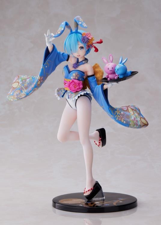 Re Zero Starting Life in Another World F Nex Rem (Wa-Bunny Ver.) 1/7 Scale Figure - Image 6
