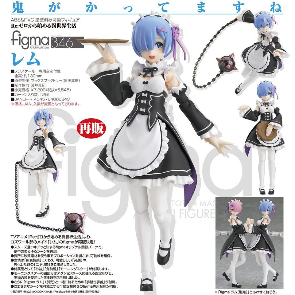 RE:Zero Starting Life in Another World figma No.346 Rem (Reissue) - Image 7