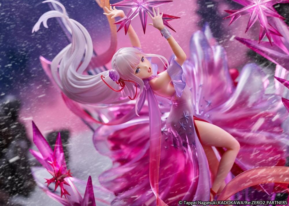 Re Zero Starting Life in Another World Frozen Emilia (Crystal Dress Ver.) 1/7 Scale Shibuya Scramble Figure - Image 10