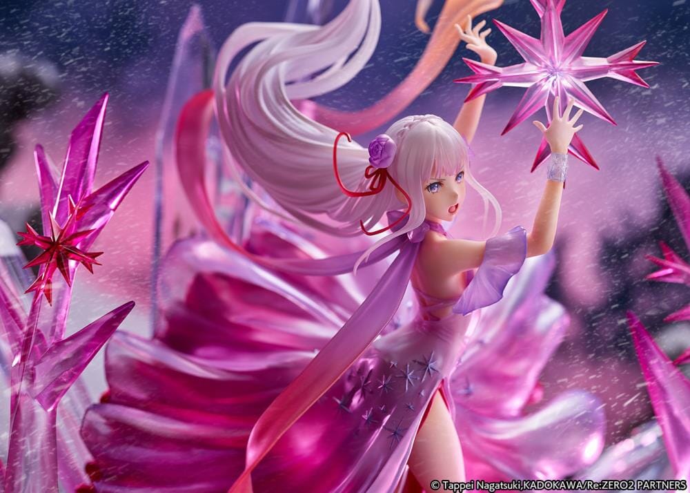 Re Zero Starting Life in Another World Frozen Emilia (Crystal Dress Ver.) 1/7 Scale Shibuya Scramble Figure - Image 11