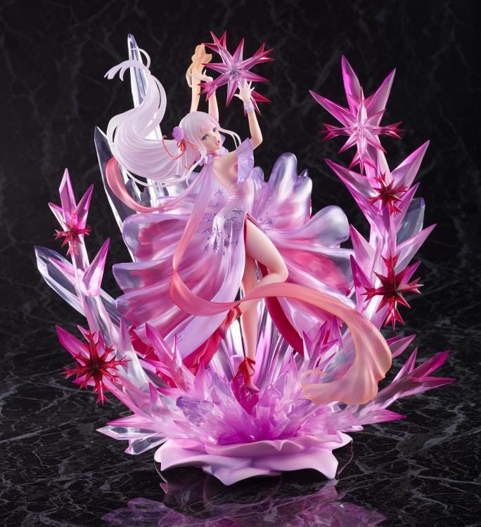 Re Zero Starting Life in Another World Frozen Emilia (Crystal Dress Ver.) 1/7 Scale Shibuya Scramble Figure - Image 2