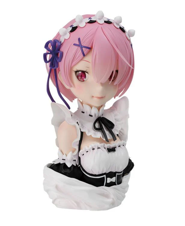 Re:Zero Starting Life in Another World Ichibansho Ram (Rejoice That There are Lady on Each Arm!) ArtScale Bust - Image 2