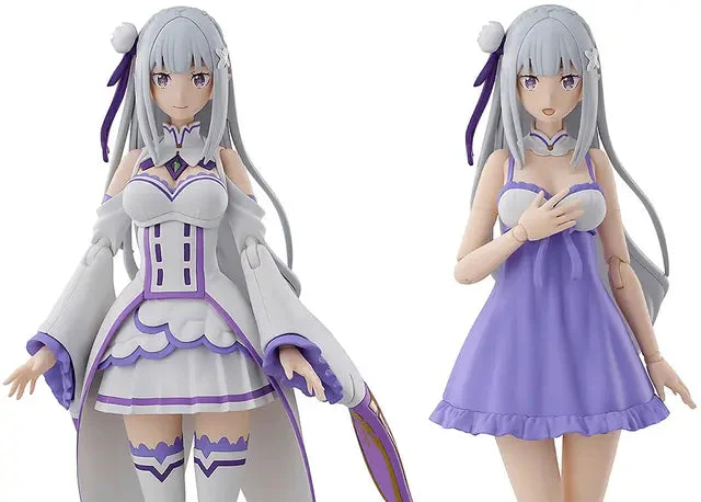 Re Zero Starting Life in Another World Kadokawa Plastic Model Series Emilia (DX Ver.) Model Kit