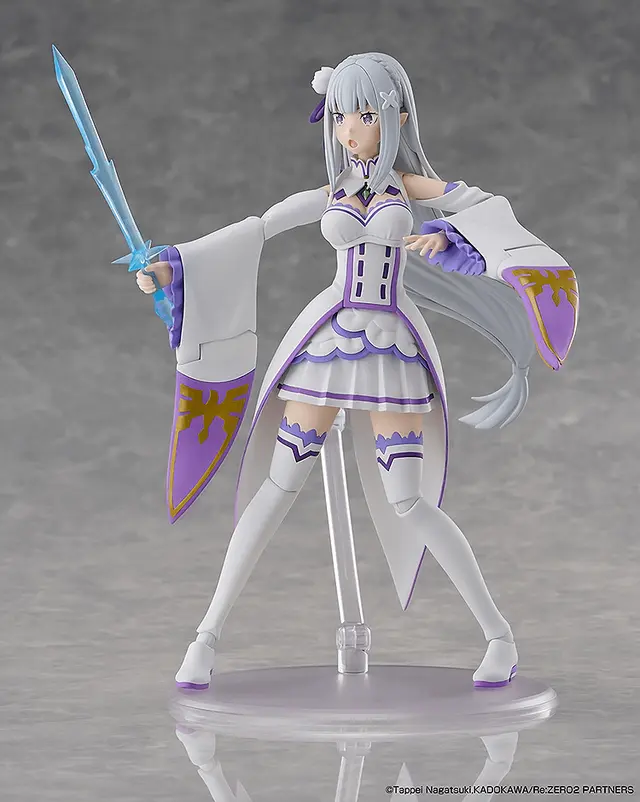 Re Zero Starting Life in Another World Kadokawa Plastic Model Series Emilia (DX Ver.) Model Kit - Image 10
