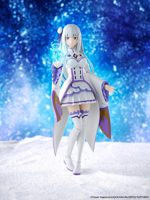 Re Zero Starting Life in Another World Kadokawa Plastic Model Series Emilia (DX Ver.) Model Kit - Image 15