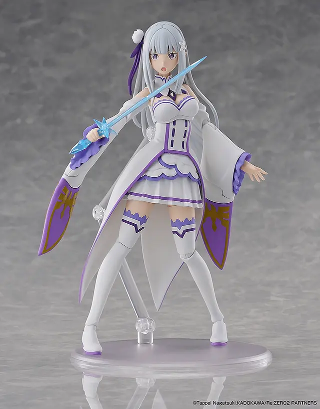 Re Zero Starting Life in Another World Kadokawa Plastic Model Series Emilia (DX Ver.) Model Kit - Image 4