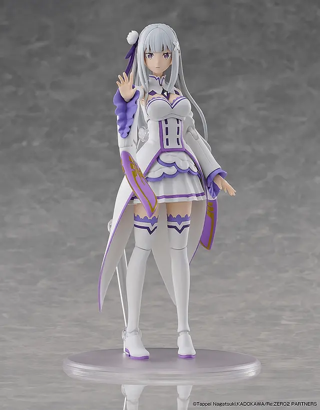 Re Zero Starting Life in Another World Kadokawa Plastic Model Series Emilia (DX Ver.) Model Kit - Image 5