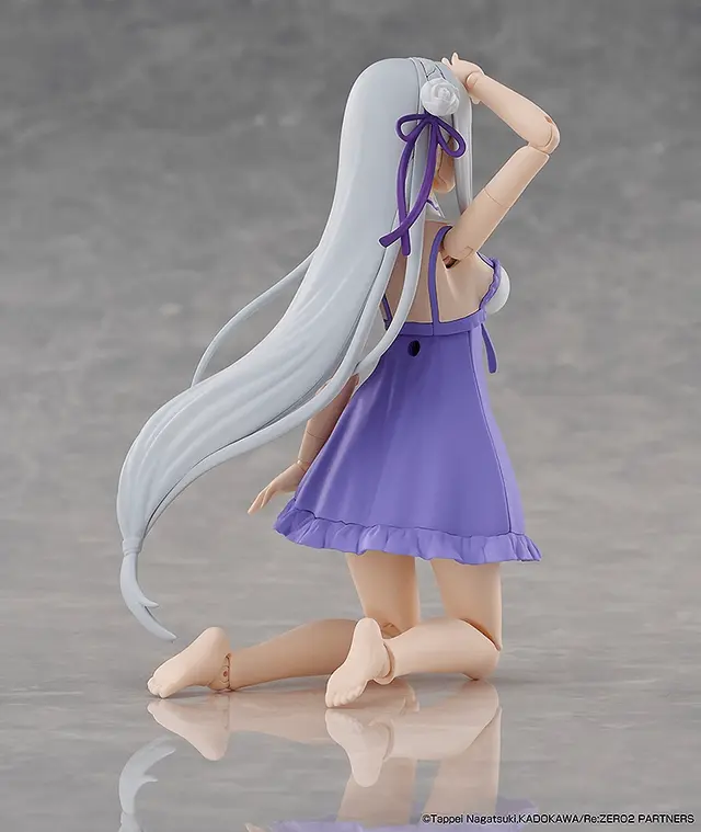 Re Zero Starting Life in Another World Kadokawa Plastic Model Series Emilia (DX Ver.) Model Kit - Image 9