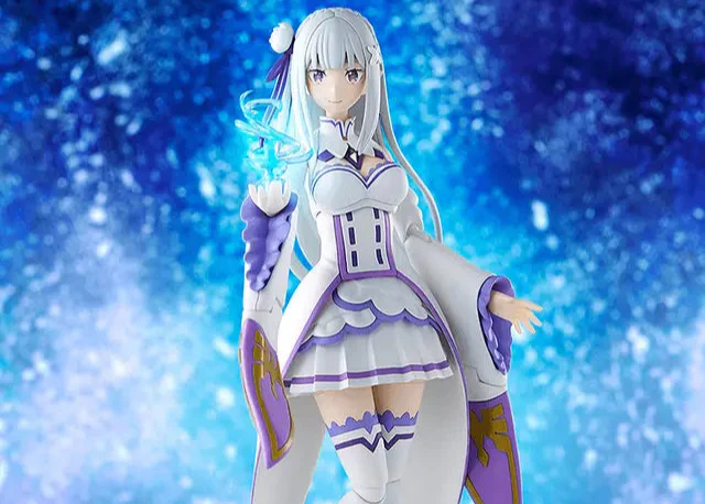 Re Zero Starting Life in Another World Kadokawa Plastic Model Series Emilia Model Kit