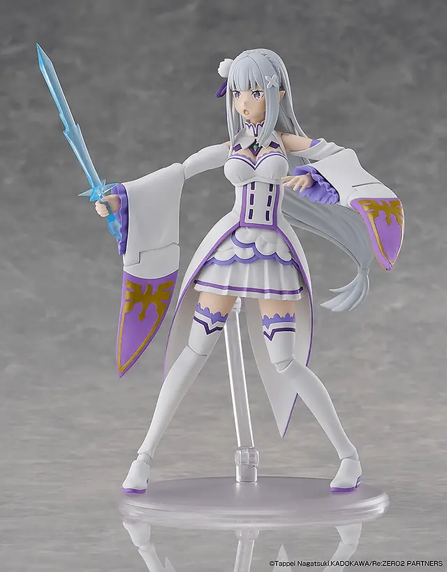 Re Zero Starting Life in Another World Kadokawa Plastic Model Series Emilia Model Kit - Image 6