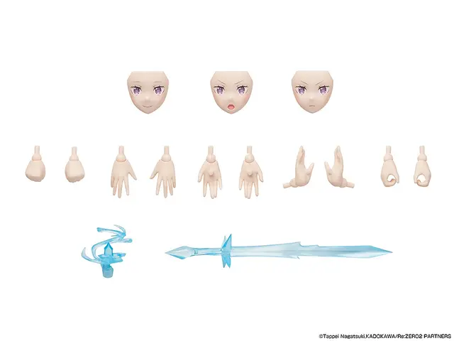 Re Zero Starting Life in Another World Kadokawa Plastic Model Series Emilia Model Kit - Image 8