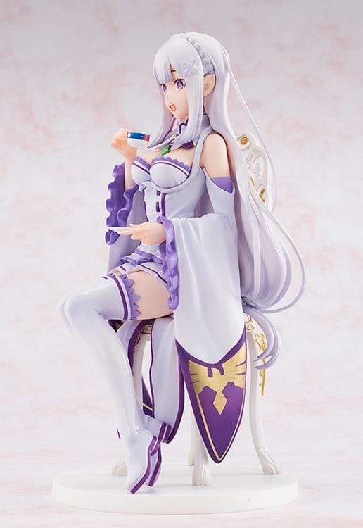 Re Zero Starting Life in Another World KD Colle Emilia (Tea Party Ver.) 1/7 Scale Figure (Reissue) - Image 5