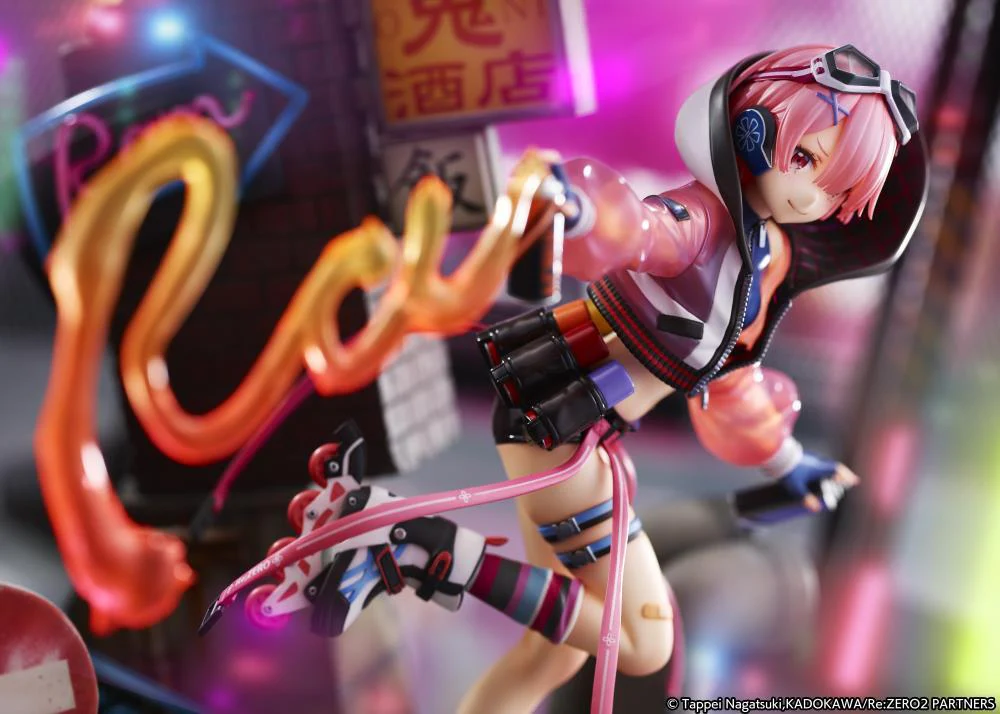 Re:Zero Starting Life in Another World Ram (Neon City Ver.) 1/7 Scale Shibuya Scramble Figure - Image 16