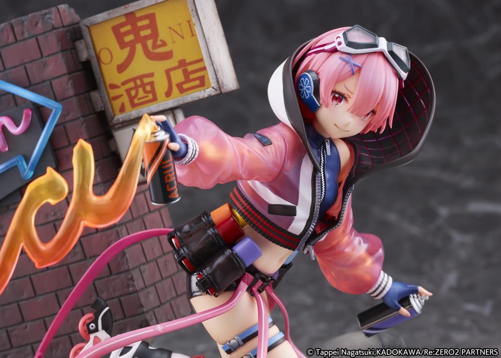 Re:Zero Starting Life in Another World Ram (Neon City Ver.) 1/7 Scale Shibuya Scramble Figure - Image 8