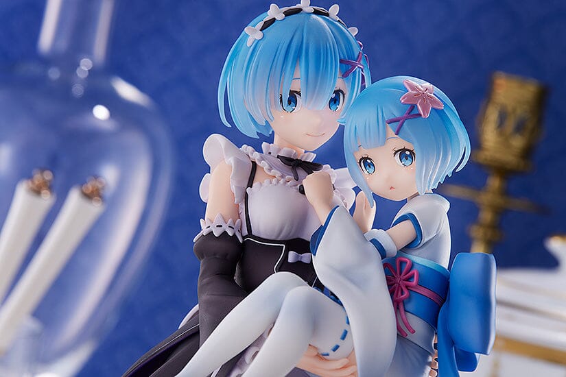Re Zero Starting Life in Another World Rem & Childhood Rem 1/7 Scale Figure - Image 11