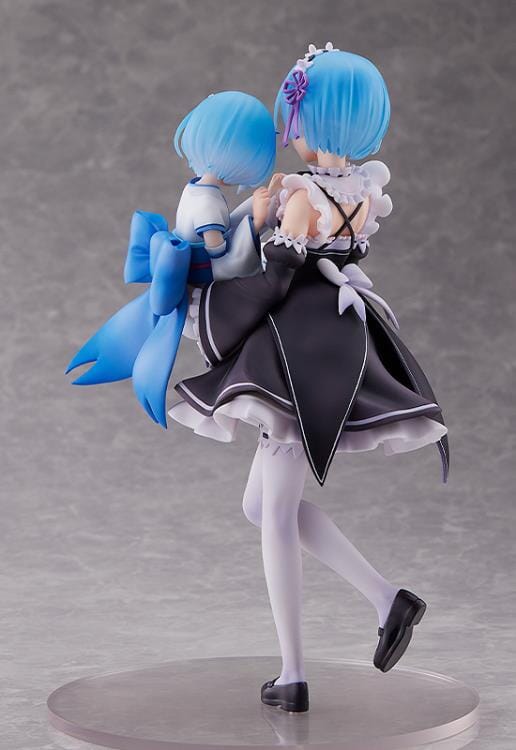 Re Zero Starting Life in Another World Rem & Childhood Rem 1/7 Scale Figure - Image 5