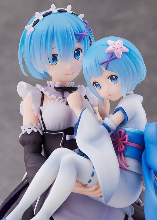 Re Zero Starting Life in Another World Rem & Childhood Rem 1/7 Scale Figure - Image 6