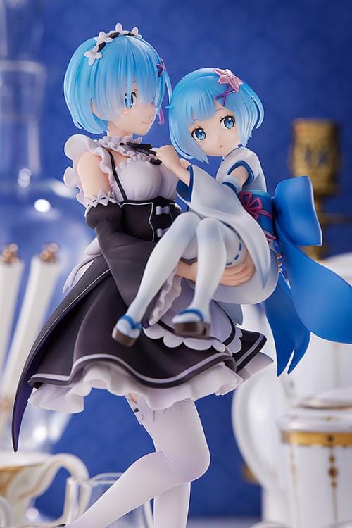 Re Zero Starting Life in Another World Rem & Childhood Rem 1/7 Scale Figure - Image 7