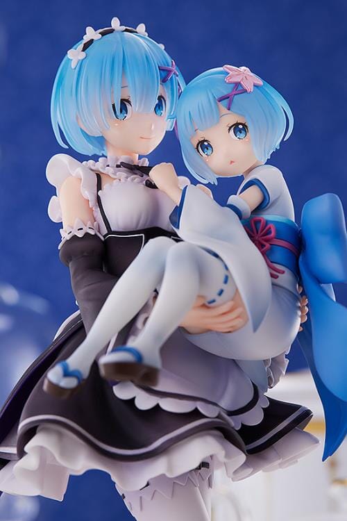 Re Zero Starting Life in Another World Rem & Childhood Rem 1/7 Scale Figure - Image 9