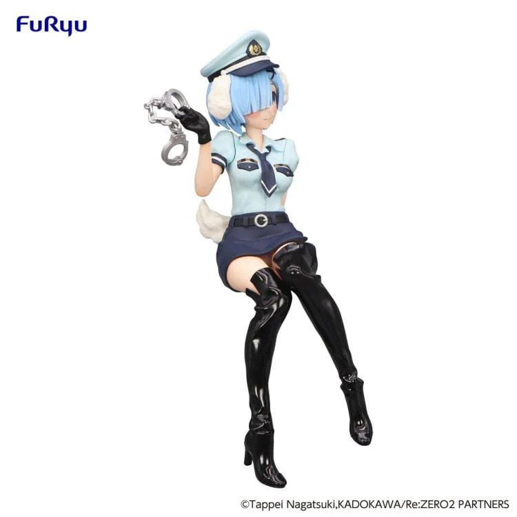 Re Zero Starting Life in Another World Rem (Inumimi Police Ver.) Noodle Stopper Figure - Image 3
