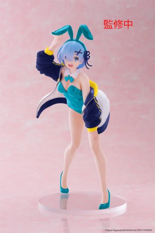 Re Zero Starting Life in Another World Rem (Jacket Bunny Ver.) Coreful Figure (Renewal Edition) - Image 2
