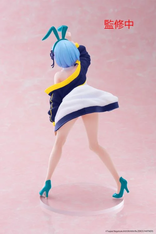 Re Zero Starting Life in Another World Rem (Jacket Bunny Ver.) Coreful Figure (Renewal Edition) - Image 4