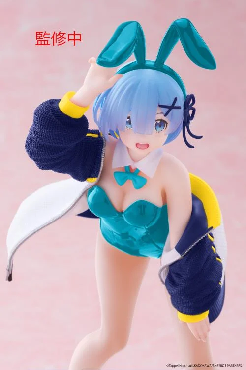 Re Zero Starting Life in Another World Rem (Jacket Bunny Ver.) Coreful Figure (Renewal Edition) - Image 5