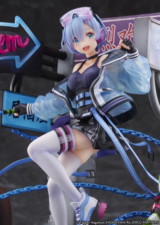 Re Zero Starting Life in Another World Rem (Neon City Ver.) 1/7 Scale Shibuya Scramble Figure - Image 10