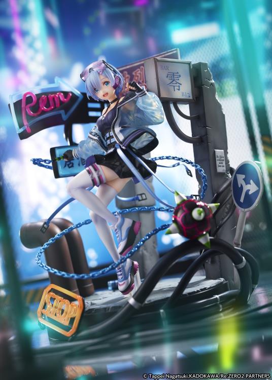 Re Zero Starting Life in Another World Rem (Neon City Ver.) 1/7 Scale Shibuya Scramble Figure - Image 13