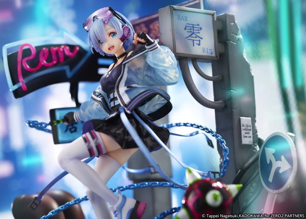 Re Zero Starting Life in Another World Rem (Neon City Ver.) 1/7 Scale Shibuya Scramble Figure - Image 15