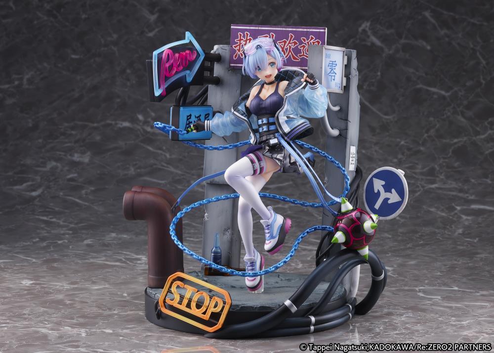 Re Zero Starting Life in Another World Rem (Neon City Ver.) 1/7 Scale Shibuya Scramble Figure - Image 3