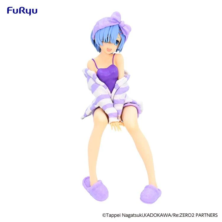 Re Zero Starting Life in Another World Rem (Room Wear Purple Color Ver.) Noodle Stopper Figure - Image 3