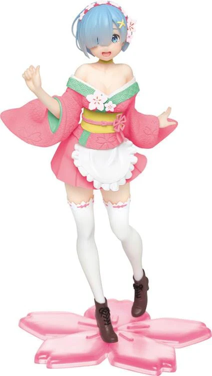 Re:Zero Starting Life in Another World Rem (Sakura Ver.) Renewal Edition Precious Figure - Image 2