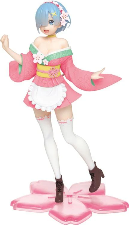 Re:Zero Starting Life in Another World Rem (Sakura Ver.) Renewal Edition Precious Figure - Image 3
