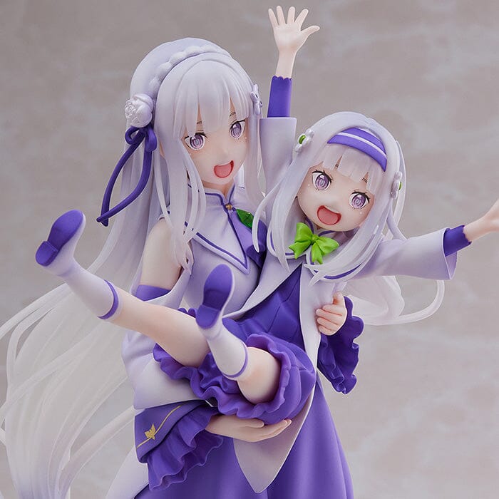 Re Zero Starting Life in Another World S-Fire Emilia & Childhood Emilia 1/7 Scale Figure - Image 11