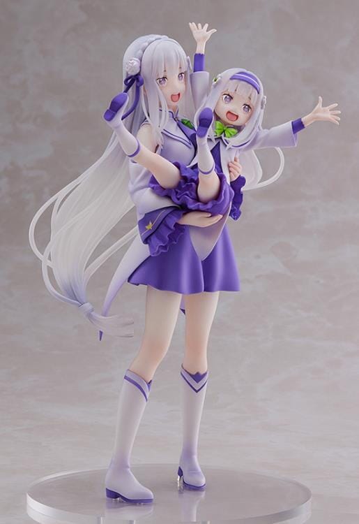 Re Zero Starting Life in Another World S-Fire Emilia & Childhood Emilia 1/7 Scale Figure - Image 7