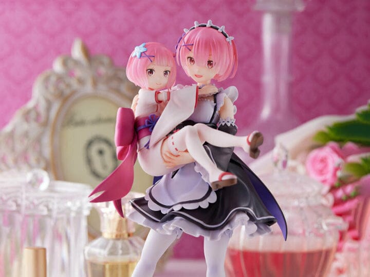 Re Zero Starting Life in Another World S-Fire Ram & Childhood Ram 1/7 Scale Figure