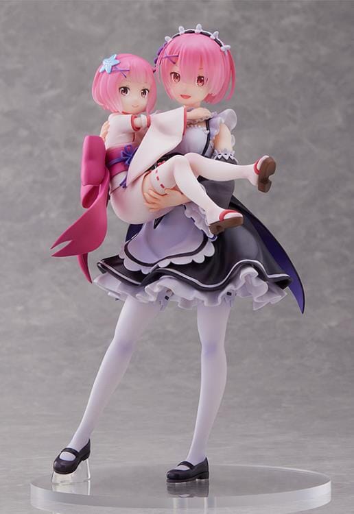 Re Zero Starting Life in Another World S-Fire Ram & Childhood Ram 1/7 Scale Figure - Image 6