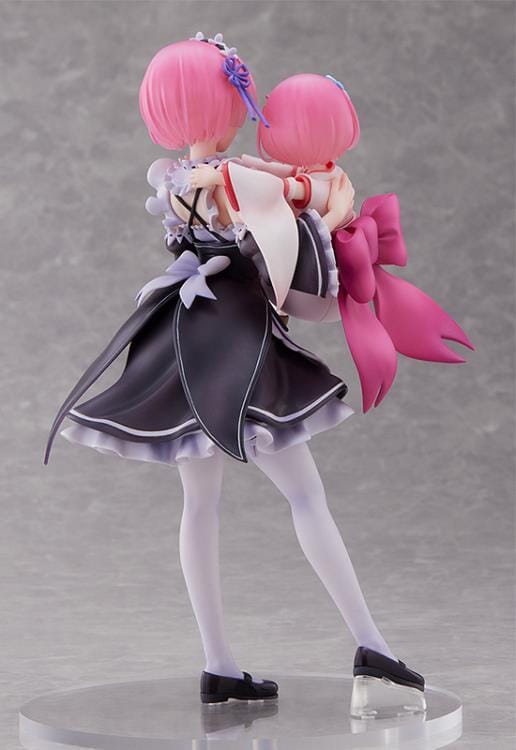 Re Zero Starting Life in Another World S-Fire Ram & Childhood Ram 1/7 Scale Figure - Image 7