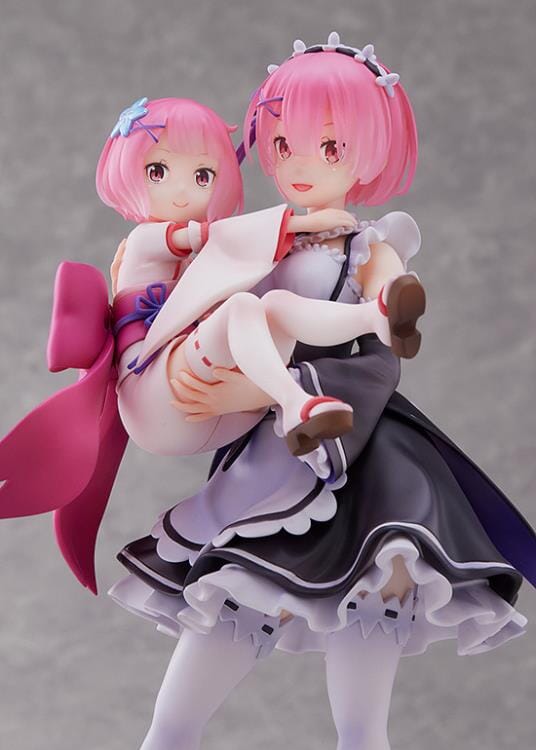 Re Zero Starting Life in Another World S-Fire Ram & Childhood Ram 1/7 Scale Figure - Image 8