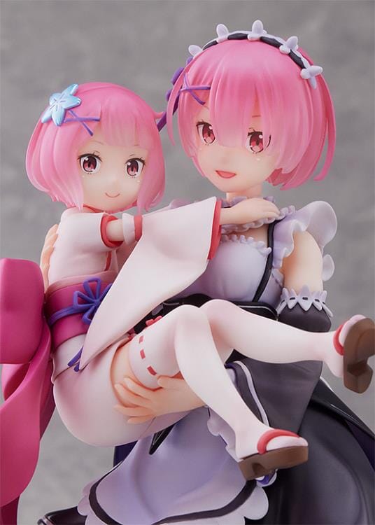Re Zero Starting Life in Another World S-Fire Ram & Childhood Ram 1/7 Scale Figure - Image 9