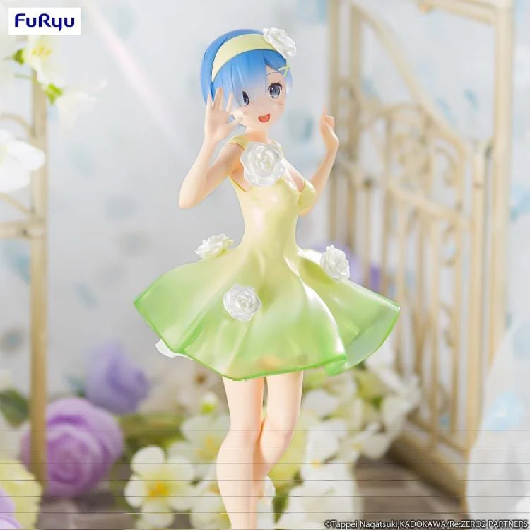 Re Zero Starting Life in Another World Trio-Try-iT Rem (Flower Dress Ver.) Figure - Image 5